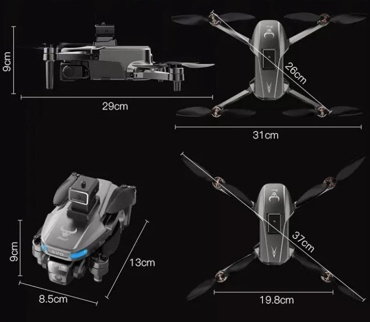 SG901 MAX GPS Drone 5G WIFI Long Distance Obstacle Avoidance Professional Photography Drone With Motor Brushless Dual HD Camera