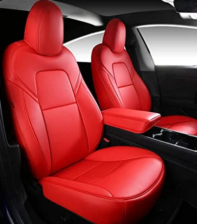 Customized Premium Nappa Leather New Car Interior Accessories Decoration Car Seat Covers for Tesla MODEL 3 MODEL Y