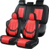 Custom Universal Luxury Napa Leather Car Seat Covers 3D Full Set PVC for Toyota for Rav4 Full Enclosure Vehicle Accessory