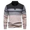 2026 New Arrival Men's Quarter Zip up Sweaters Slim Fit Lightweight Mock Neck Knitted Pullover Casual Polo Sweaters