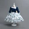 Girls Long Sleeve Flower Dress Kids Lace Dresses for Girls Children Autumn Winter Princess Party Costume Kids Casual Style Cloth