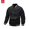 SK Wholesale Spring High Street Style Men's Camouflage Hooded Windbreaker Jacket Front Zipper Closure Plain Dyed Outdoor Jacket