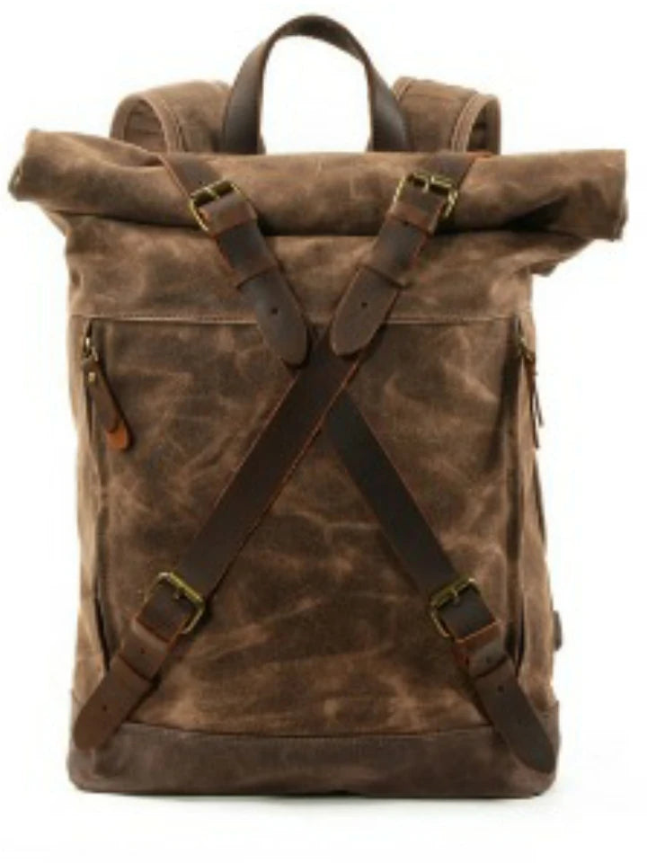 Custom Handmade Lady Vintage Light Brown Leather Bags with Waterproof Simple Pattern for Fashion Stores and Resale