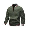 SK Wholesale Spring High Street Style Men's Camouflage Hooded Windbreaker Jacket Front Zipper Closure Plain Dyed Outdoor Jacket