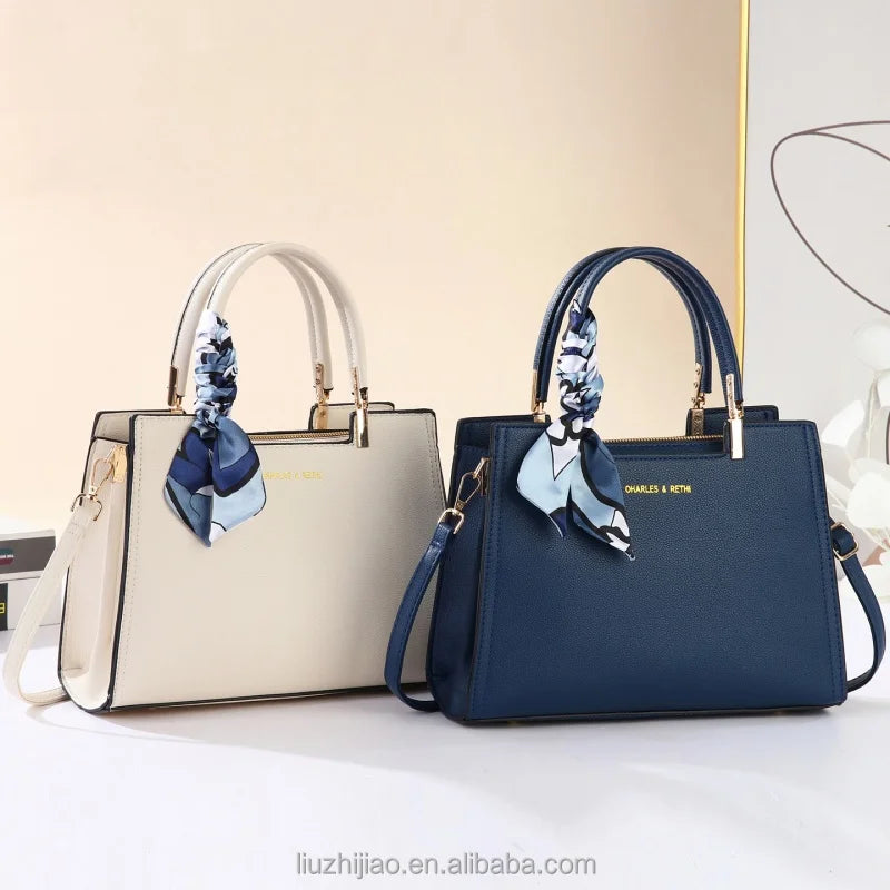 Women hand bag High Quality Fashion Luxury Designer Bag Women's PU Leather Handbag Shoulder Bags for Women Nylon Zipper Sealed Handbag