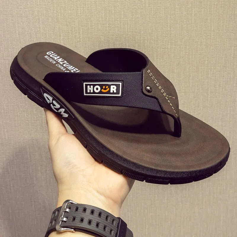 NEW Models Factory Men's Saudi Arab Slipper Soft comfort House Low Price Flipflops Factory Customize Brand High Quality Sandals