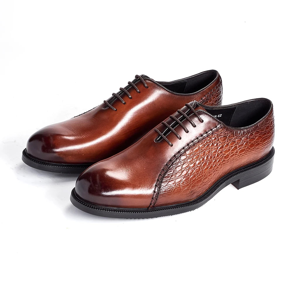 Purely Handmade Designer Men's Elegant Casual Shoes Oxfords-Factory Wholesale