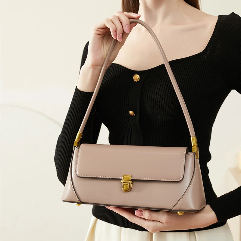 Women hand bag Custom Satchels Classic Fashion Luxury Brand High Quality Women'S Ladies Underarm Shoulder Armpit Bags Female Handbags Supplier