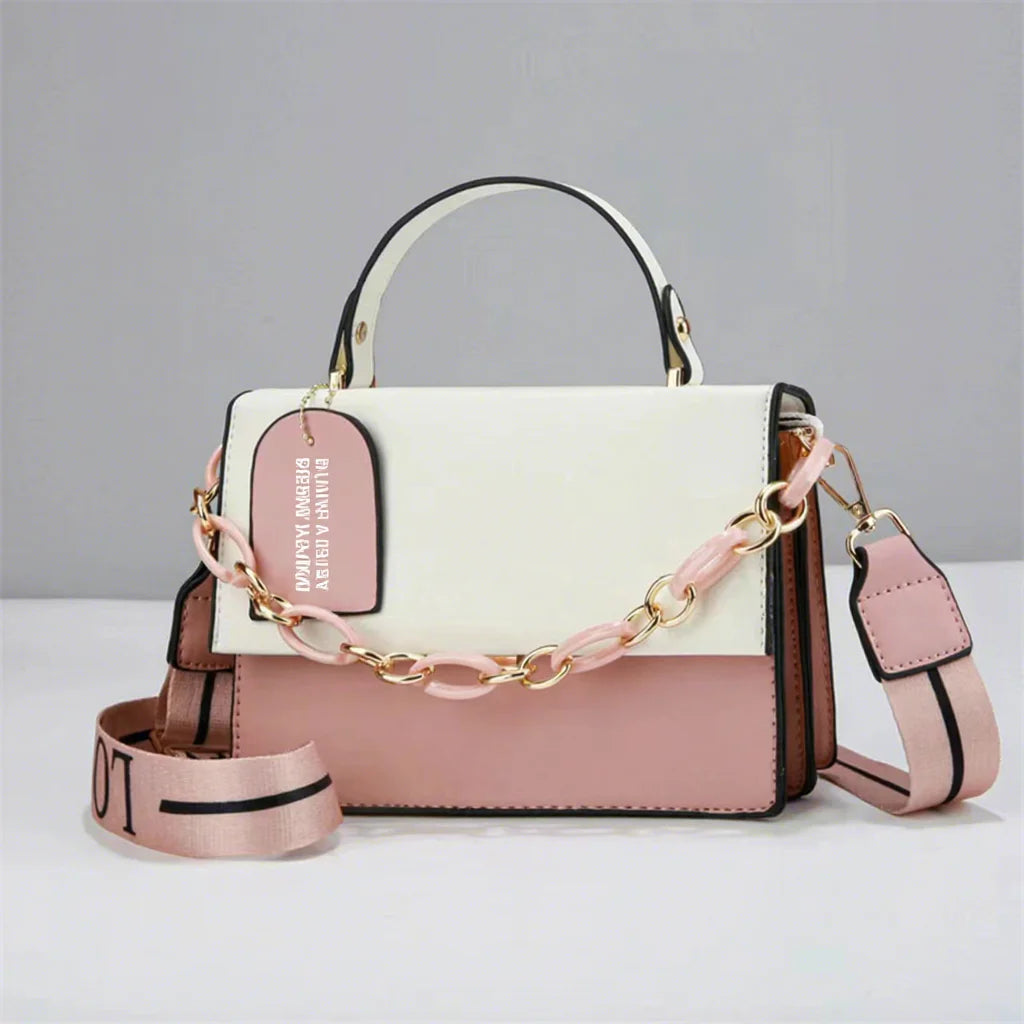 Women hand bag 2026 New Retro Style Women's Crossbody Handbag Elegant Small Square Bag Personalized Chain PU Material Fashionable Shoulder Bag