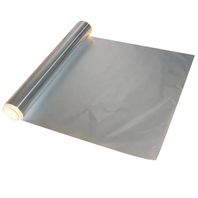 Aluminum Foil Roll for Kitchen Use 5M Food Wrapping Paper Packaging Catering Baking Tin Foil for Barbecue Embossed Treatment