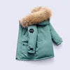 New Children Winter Down Jacket Boy Clothes Thick Warm Hooded Coat Kids Parka Real Fur Teen Clothing Outerwear Snowsuit 2-12 Yrs