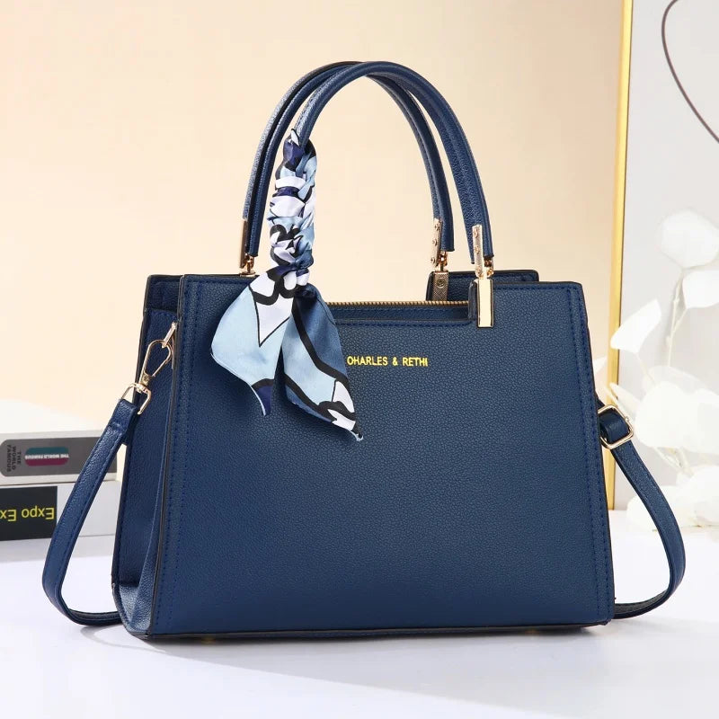 Women hand bag High Quality Fashion Luxury Designer Bag Women's PU Leather Handbag Shoulder Bags for Women Nylon Zipper Sealed Handbag
