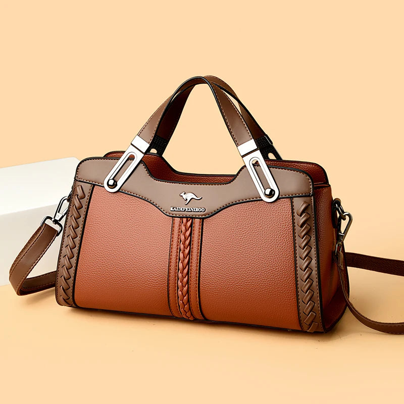 2026 New HK Brand Bags Women Color Multi Layer Shoulder Square Handbags Ladies Crossbody Tote Sling Bag Top High Quality Leather