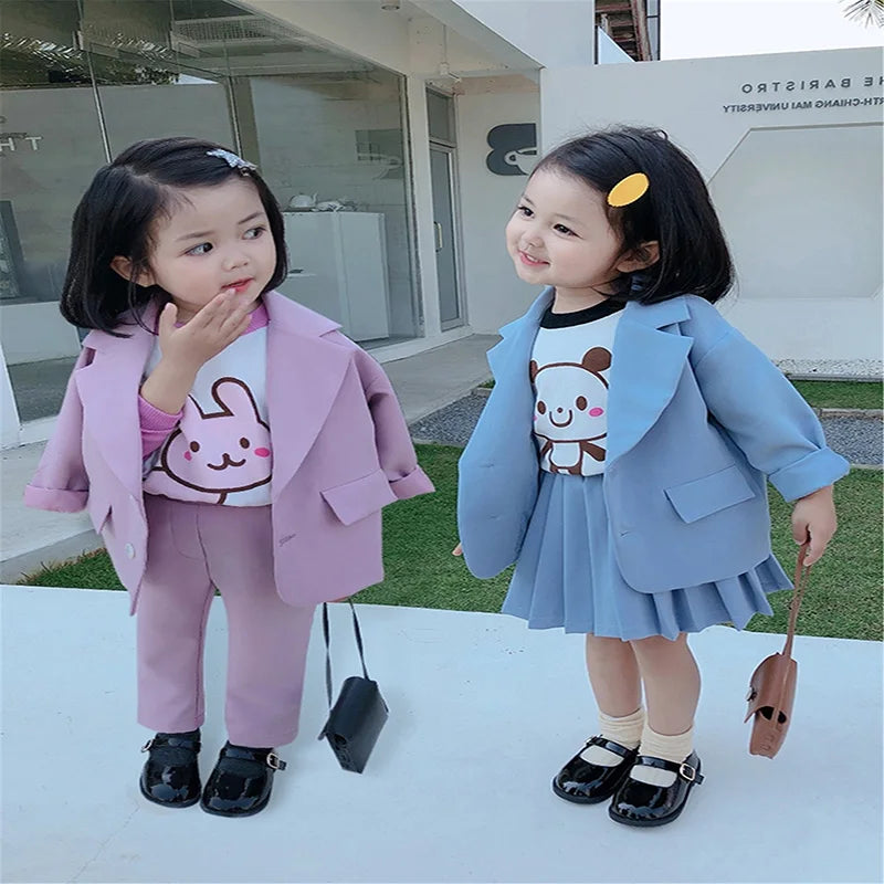 2022 Top Grade Clothes Wholesale Kids Wear Girl Formal Suits