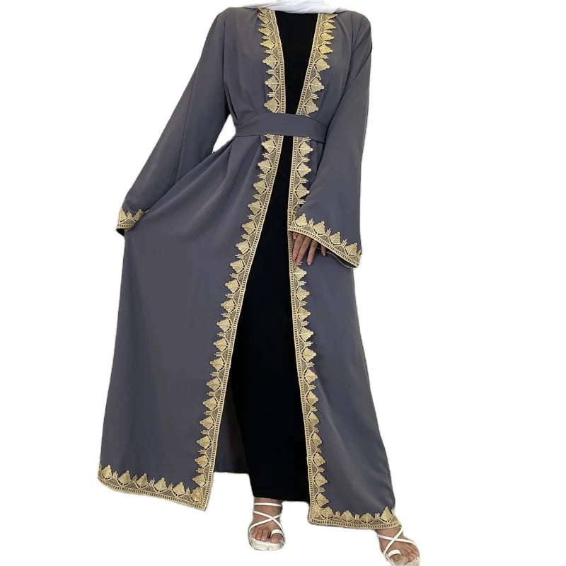 Turkey Kaften Hijab Muslim Prayer Clothes Pure Color Caften Evening Dress Islamic Product Burka Saudi Black Abayas Women African