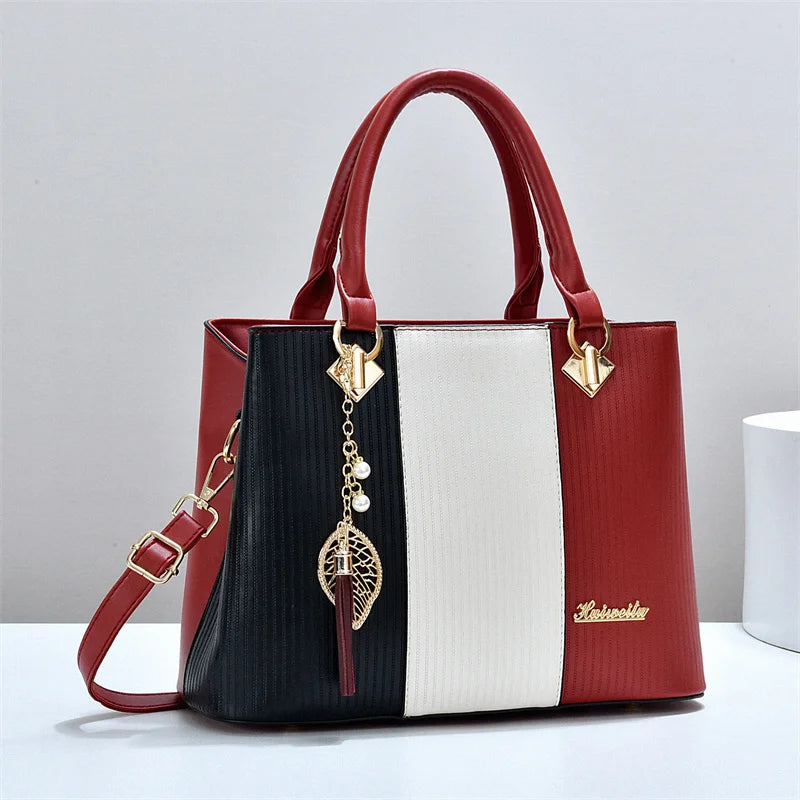 2026 New Fashion Women's Handbag PU Leather Tote Bag  Large Capacity Crossbody Shoulder Bag Ladies Factory Custom Bag for Women