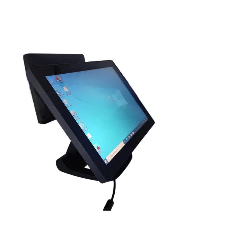 15"+9.7" Foldable  All in One Touch Screen Terminal Pos Machine for Retail Market Customized Windows Product Key