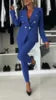 Full Length Regular Fit Women Blazer Set Hot Sale Temperament Slim Fit Suit Jacket