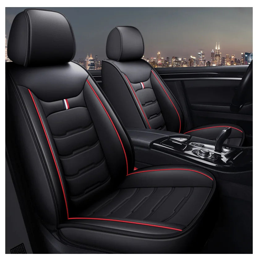 Full Set Universal PVC Leather Car Seat Cover Factory Directly Sales Car Seat Cover