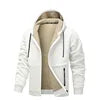 2025 Autumn Winter New Fleece Thick Warm Zipper Coat Hoodies Cardigan Hooded European Size Lamb Fleece Casual Hoodies Sweater