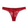 New Breathable Low Waist Sexy Lace Thong Comfortable Cotton Crotch Women's Underwe