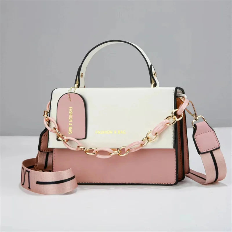 Women hand bag 2026 New Retro Style Women's Crossbody Handbag Elegant Small Square Bag Personalized Chain PU Material Fashionable Shoulder Bag