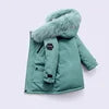 New Children Winter Down Jacket Boy Clothes Thick Warm Hooded Coat Kids Parka Real Fur Teen Clothing Outerwear Snowsuit 2-12 Yrs