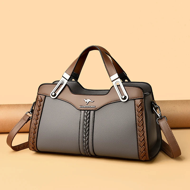 2026 New HK Brand Bags Women Color Multi Layer Shoulder Square Handbags Ladies Crossbody Tote Sling Bag Top High Quality Leather