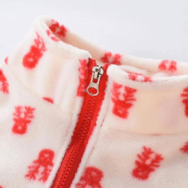 Toddler Girls Hoodies Sweatshirt Children's Spring Jacket Girls Fleece Warm Padded Top Baby Out of the Fall and Winter Clothes
