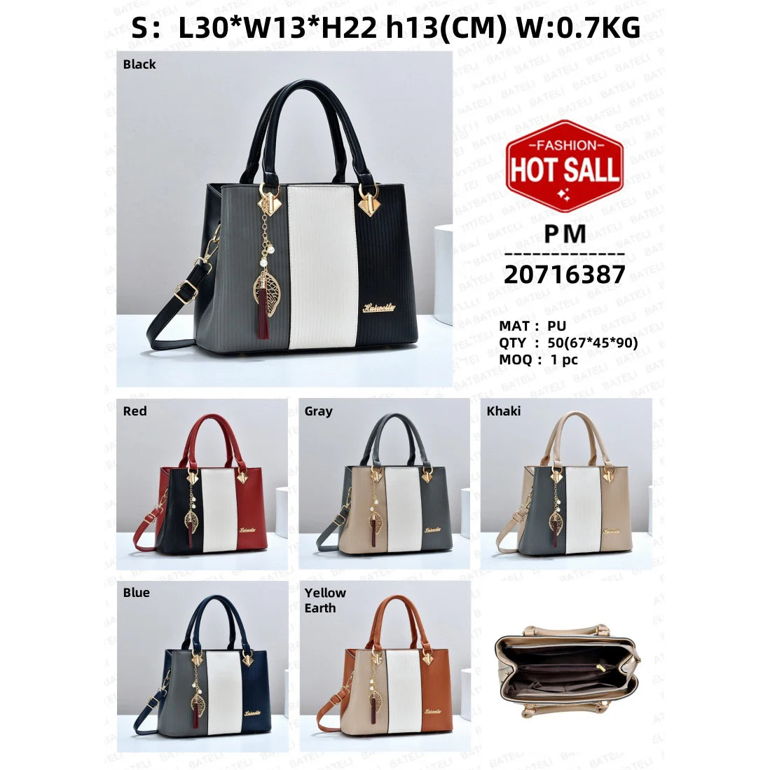 2026 New Fashion Women's Handbag PU Leather Tote Bag  Large Capacity Crossbody Shoulder Bag Ladies Factory Custom Bag for Women
