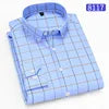 Men's Printed Long Sleeved Slim Fit Plaid Versatile Casual Fashion Floral Shirts