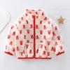 Toddler Girls Hoodies Sweatshirt Children's Spring Jacket Girls Fleece Warm Padded Top Baby Out of the Fall and Winter Clothes