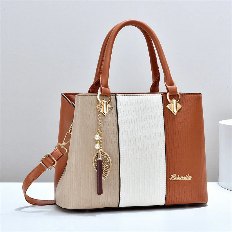 2026 New Fashion Women's Handbag PU Leather Tote Bag  Large Capacity Crossbody Shoulder Bag Ladies Factory Custom Bag for Women