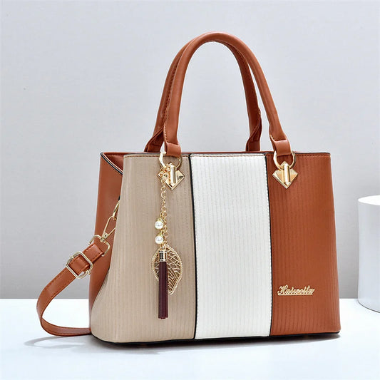 2026 New Fashion Women's Handbag PU Leather Tote Bag  Large Capacity Crossbody Shoulder Bag Ladies Factory Custom Bag for Women
