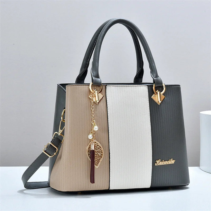 2026 New Fashion Women's Handbag PU Leather Tote Bag  Large Capacity Crossbody Shoulder Bag Ladies Factory Custom Bag for Women