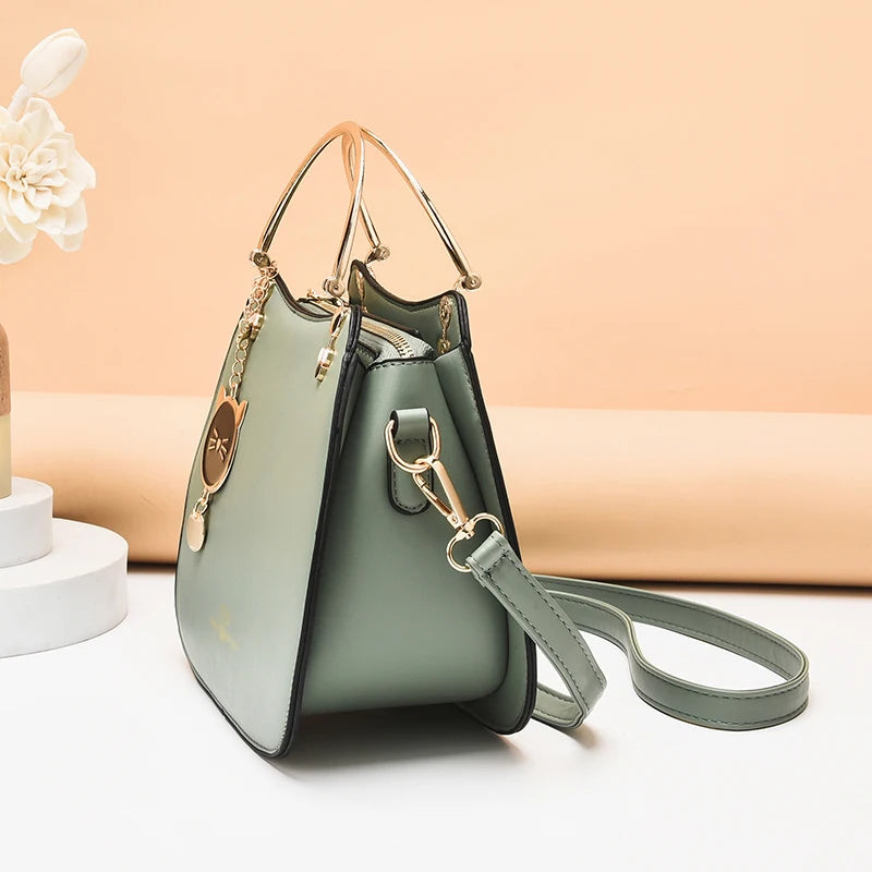 Brand New Designer Manufacturer Custom Logo Womens Ladies Hand Bags PU Shoulder Handbag Product