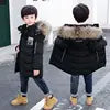 Children New Fashion Winter Outwear for Boys Warm Hooded Long Coat 90% Cotton Baby Casual Jackets Clothes for Boys Kids Parkas
