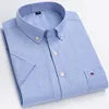 Men's Casual Cotton Linen Knitted Yarn Dyed Short-Sleeved Shirt New Generation Summer Collection Breathable Sweat-Absorbent