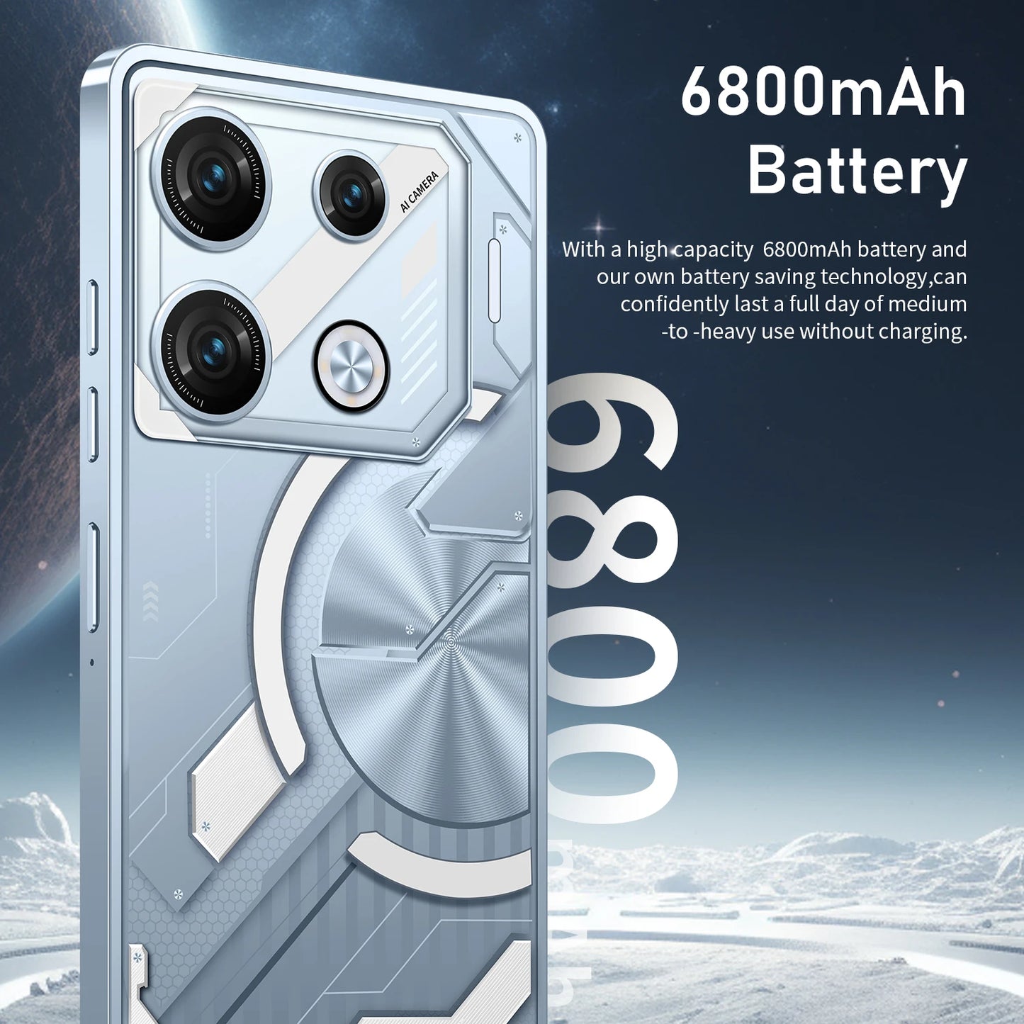 New Design 7.3 Inch Hd Large Screen  Original Gt10 5g Phone Android13 Smart Phone 16GB + 1TB I Nfinix Phones Dual SIM Card