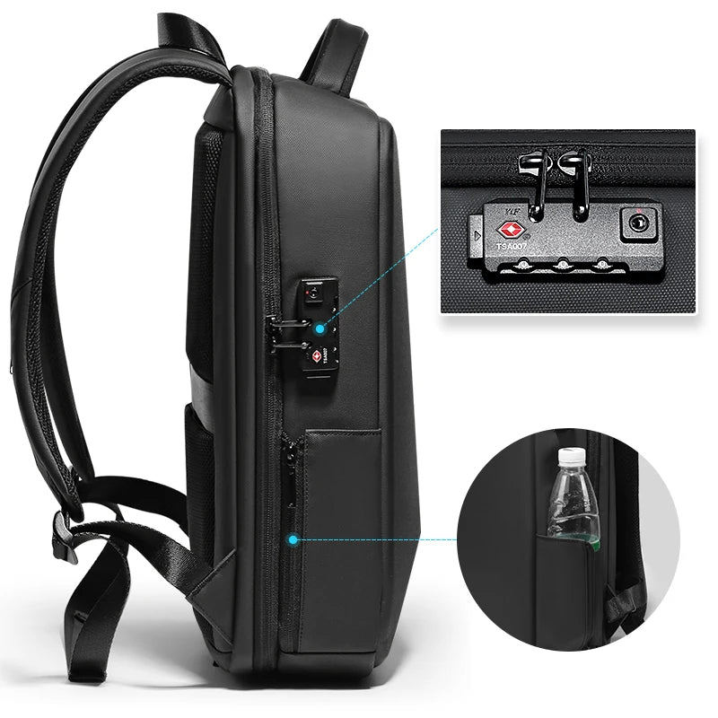 2022 NEW Business Anti-theft TSA Lock Men Backpack USB Charging Waterproof 15.6 Inch Laptop Bag Men Travel Bag