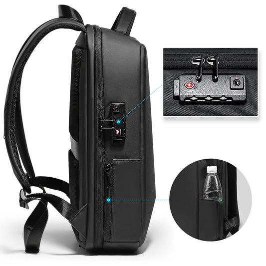 2022 NEW Business Anti-theft TSA Lock Men Backpack USB Charging Waterproof 15.6 Inch Laptop Bag Men Travel Bag