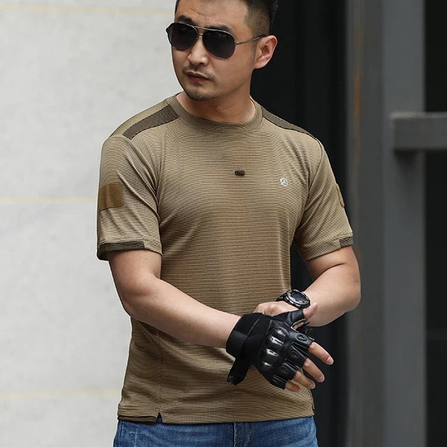 S.archon Tactical T-shirt Instructor Quick-drying Clothes Loose Half-sleeve  POLO for Men Formal Shirt Summer  Manufacturer