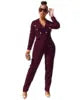 Ladies Sets Suit for the Office Lapel Double Breasted Women Jacket Straight Leg Trouser blazer Set Two Piece Women's Clothing
