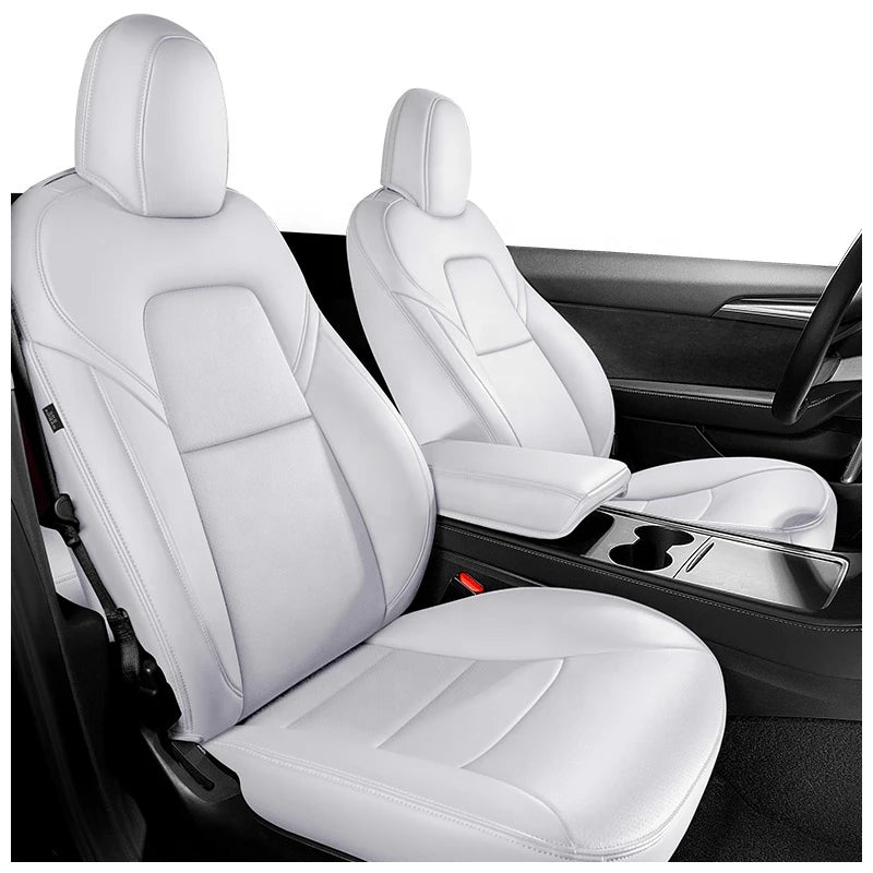 Car Seat cover Model 3/Y Nappa PU Leather All Weather Car Seat Protection Waterproof All Colors Car Seat Cover for Tesla Model 3/Y