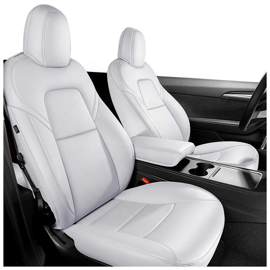 Car Seat cover Model 3/Y Nappa PU Leather All Weather Car Seat Protection Waterproof All Colors Car Seat Cover for Tesla Model 3/Y