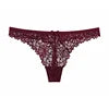 New Breathable Low Waist Sexy Lace Thong Comfortable Cotton Crotch Women's Underwe