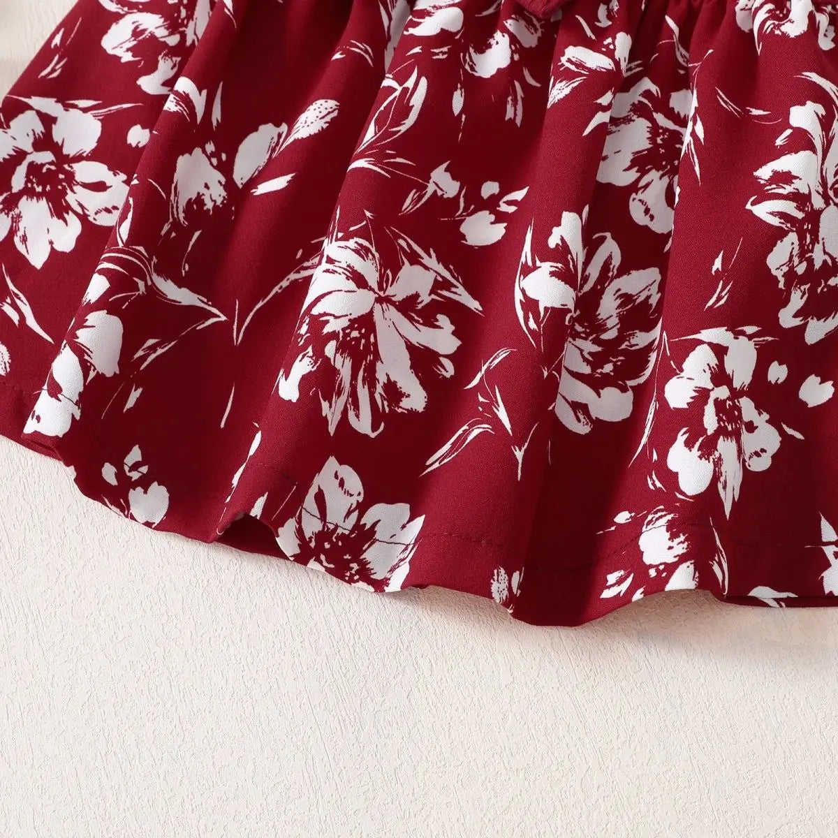 Little Girl 2-Piece Cotton Breathable Princess Dress Baby Set 0-2 Years Old Summer Sweet Bow Fly Sleeve
