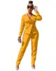 Ladies Sets Suit for the Office Lapel Double Breasted Women Jacket Straight Leg Trouser blazer Set Two Piece Women's Clothing