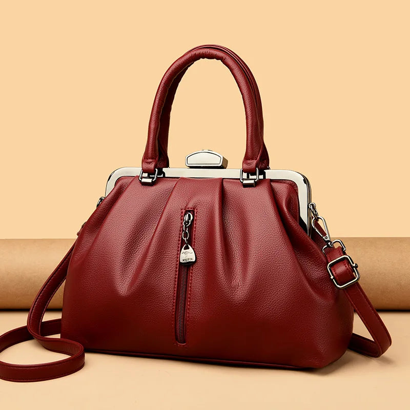 Brand Luxury Handbags Women Bags Designer Real Leather Handbag Leisure Crossbody Bags for Women New Lady Shoulder Bag Tote Bolsa