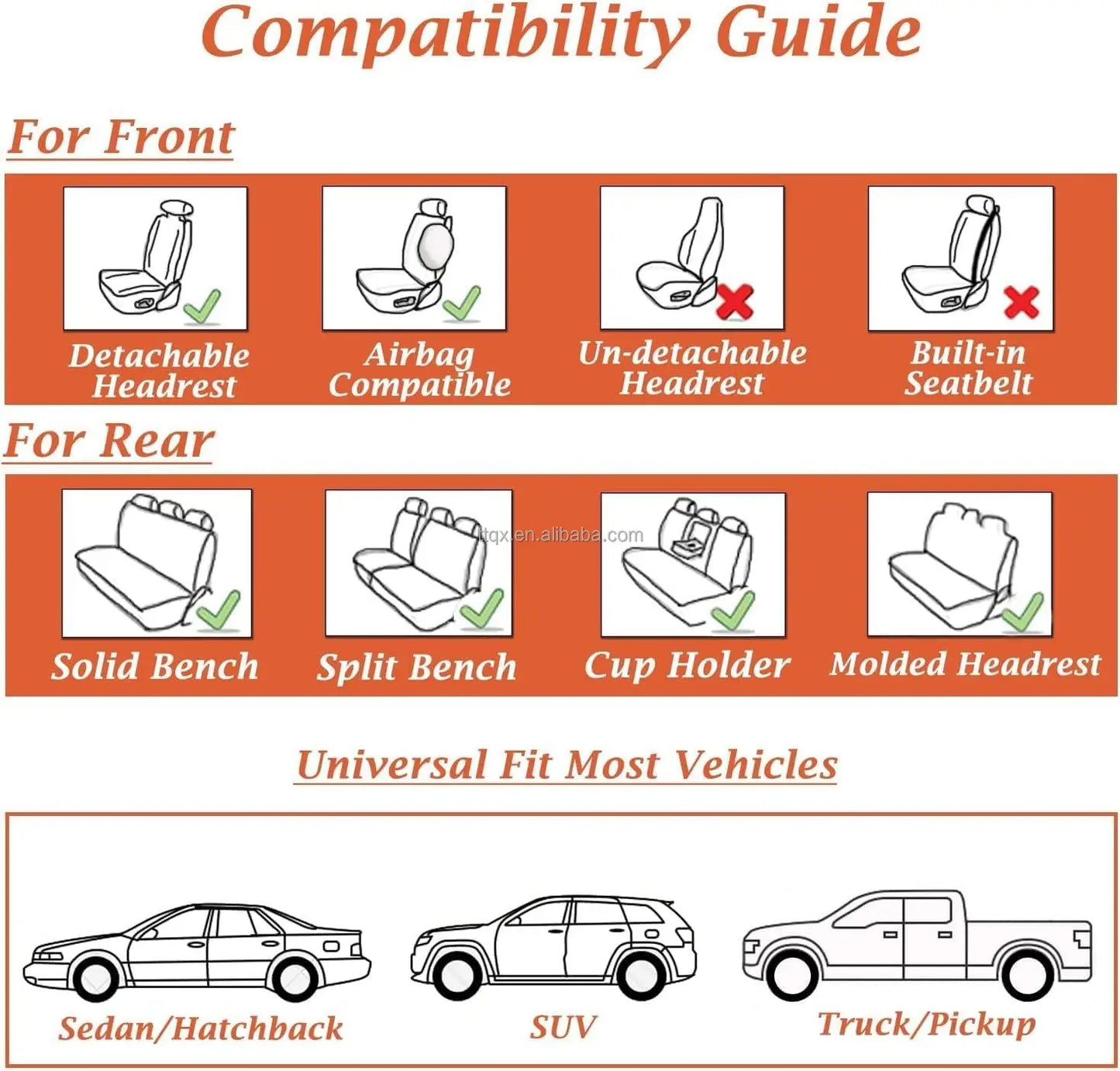 Custom Universal Luxury Napa Leather Car Seat Covers 3D Full Set PVC for Toyota for Rav4 Full Enclosure Vehicle Accessory